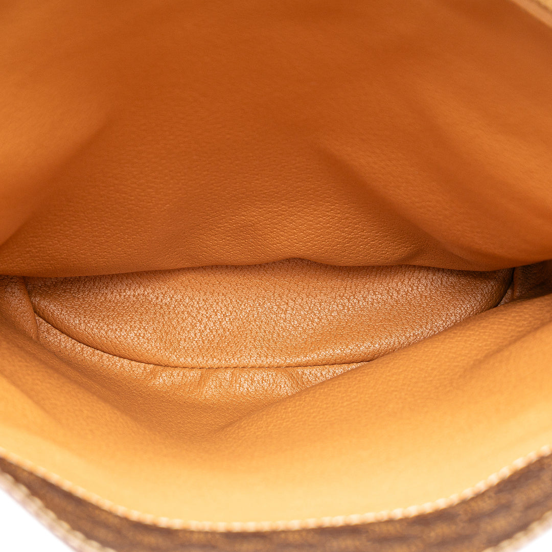 Macadam Coated Canvas Tote Brown - Gaby Paris