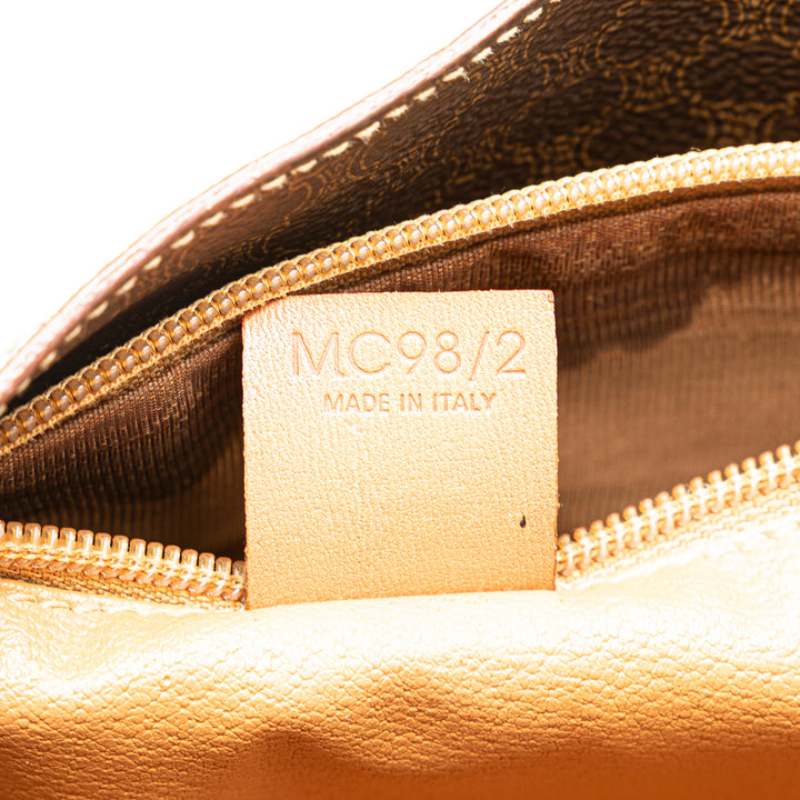 Macadam Coated Canvas Tote Brown - Gaby Paris