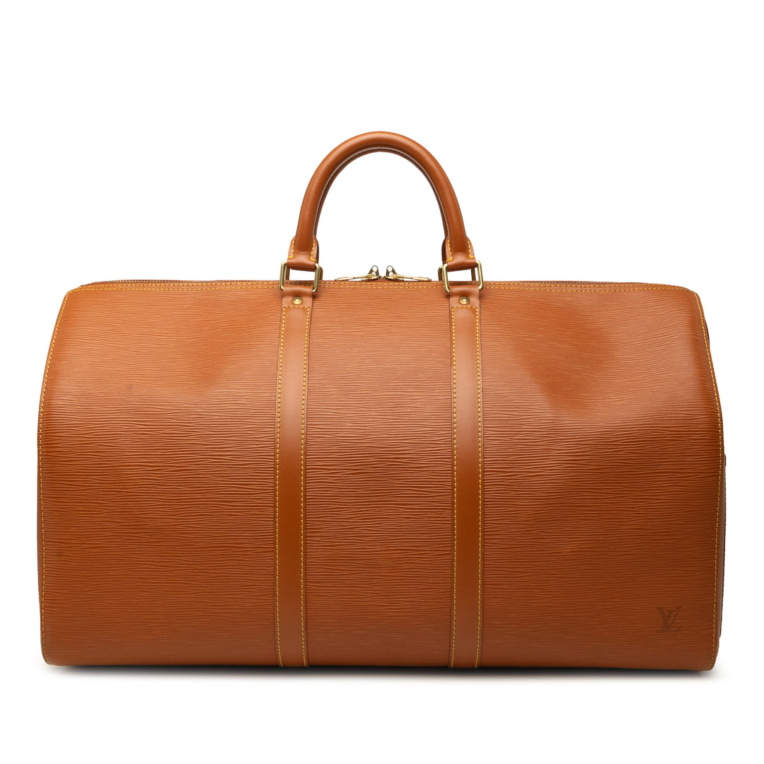 Keepall 50 Épi Marron