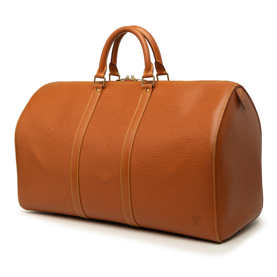 Keepall 50 Épi Marron