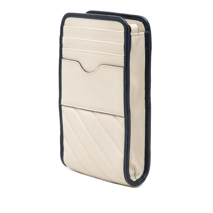 Gucci GG Marmont Matelasse Diagonal Cuir de veau Torchon Phone Holder Sac porté croisé