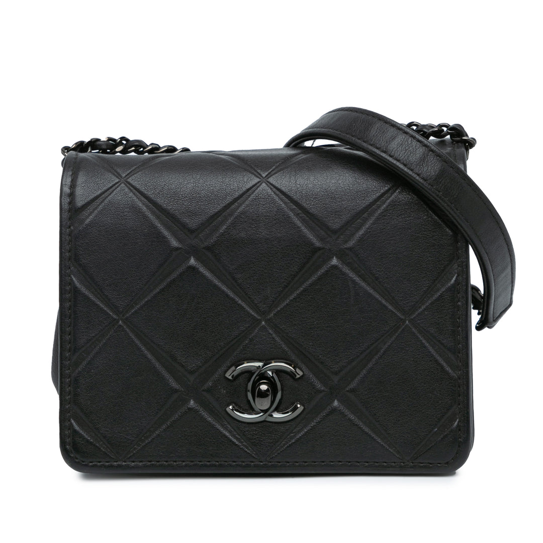 Chanel Propeller à rabat Mini Cuir de veau