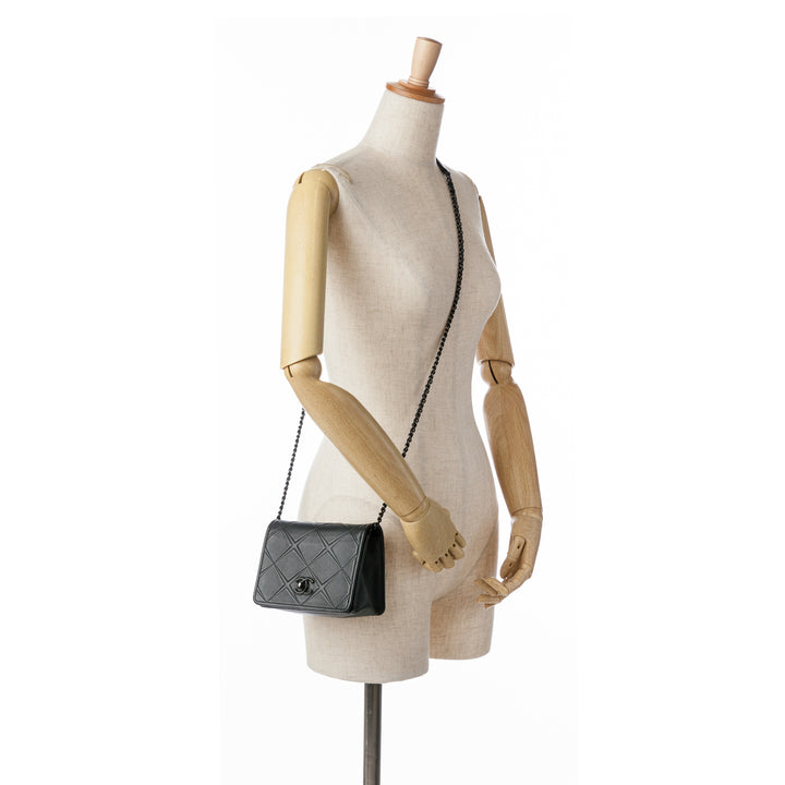 Chanel Propeller à rabat Mini Cuir de veau