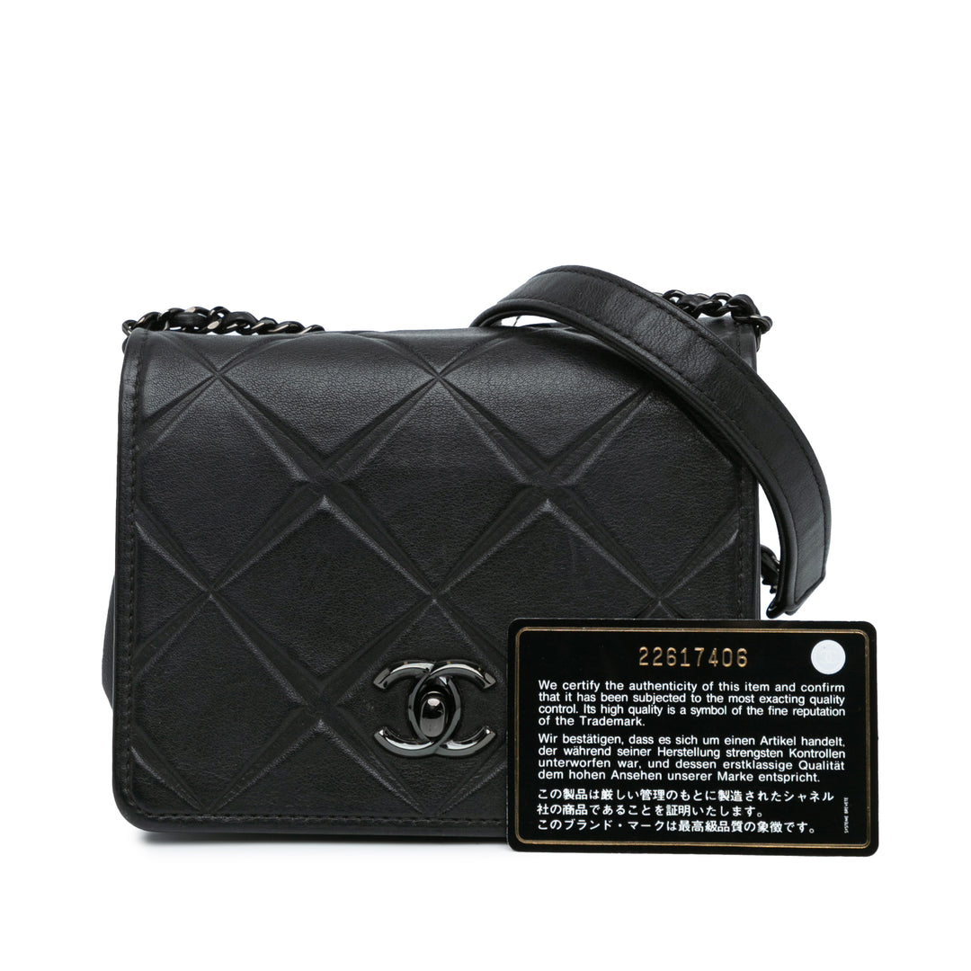 Chanel Propeller à rabat Mini Cuir de veau