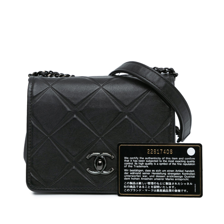 Chanel Propeller à rabat Mini Cuir de veau
