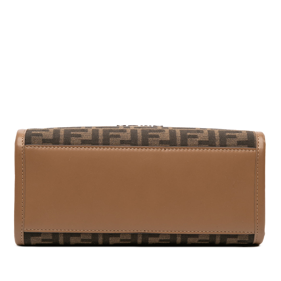 Fendi Small Zucca Toile Sunshine Shopper Cabas