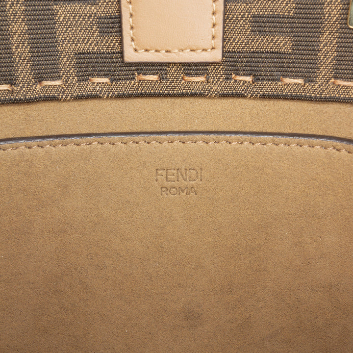 Fendi Small Zucca Toile Sunshine Shopper Cabas