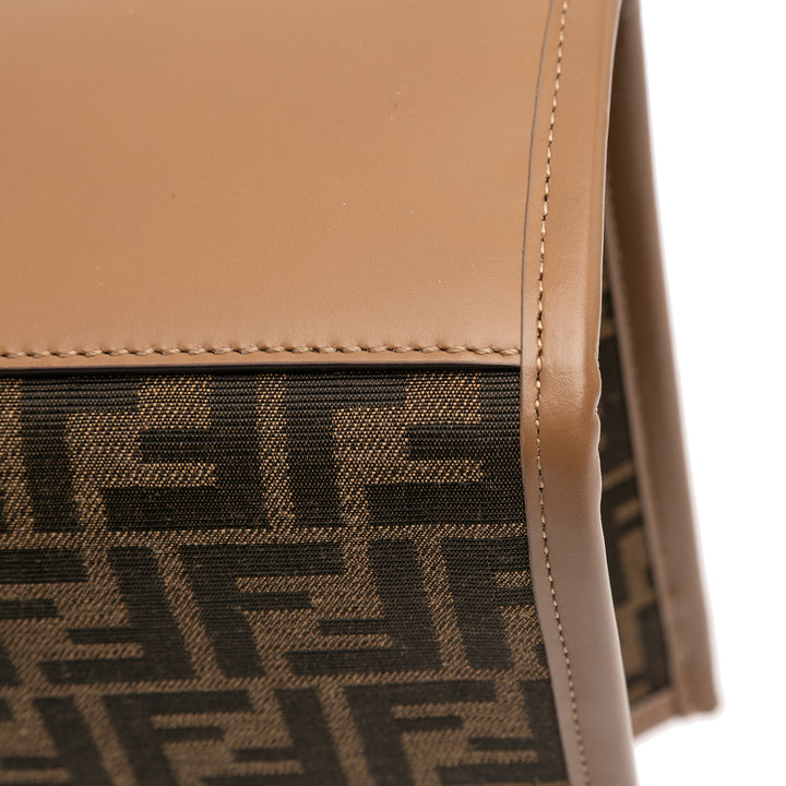 Fendi Small Zucca Toile Sunshine Shopper Cabas