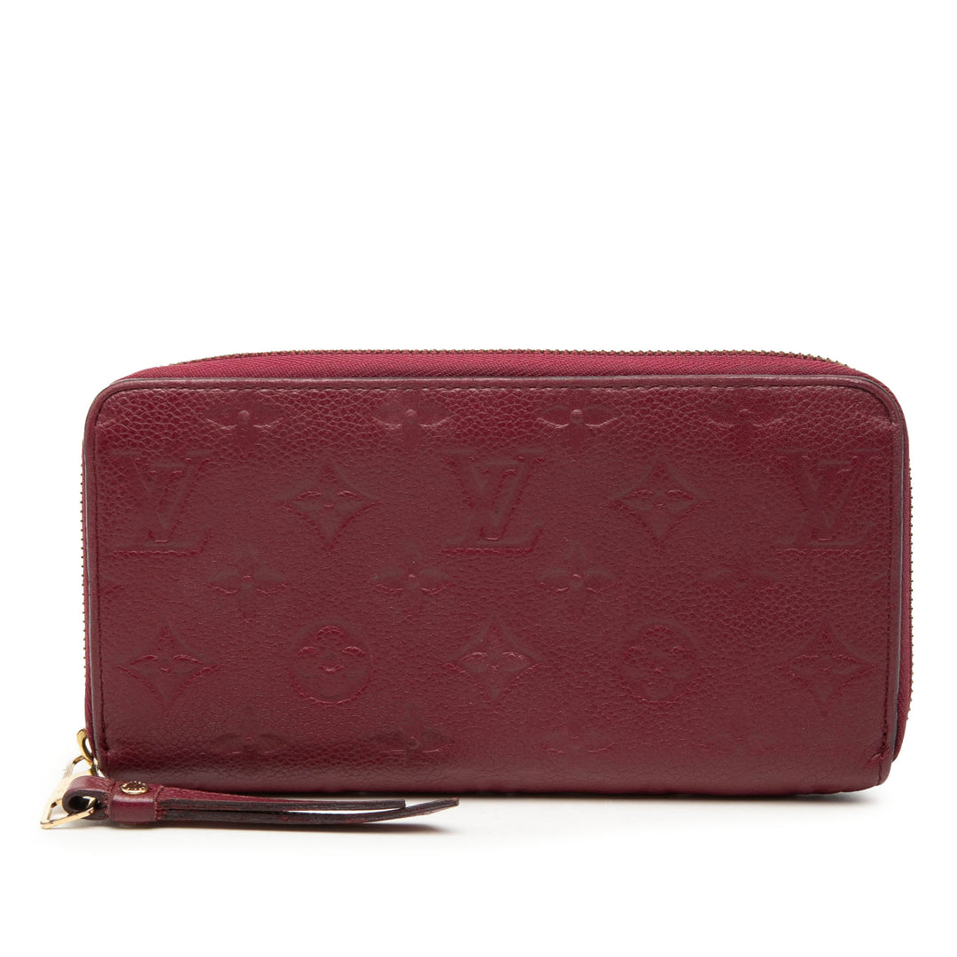 Louis Vuitton Monogram Empreinte Zippy Portefeuille long