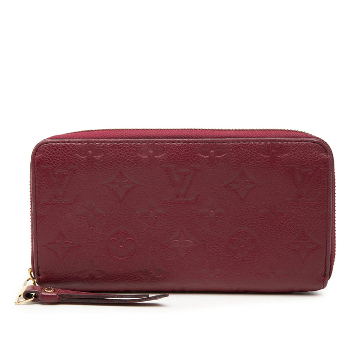 Louis Vuitton Monogram Empreinte Zippy Portefeuille long