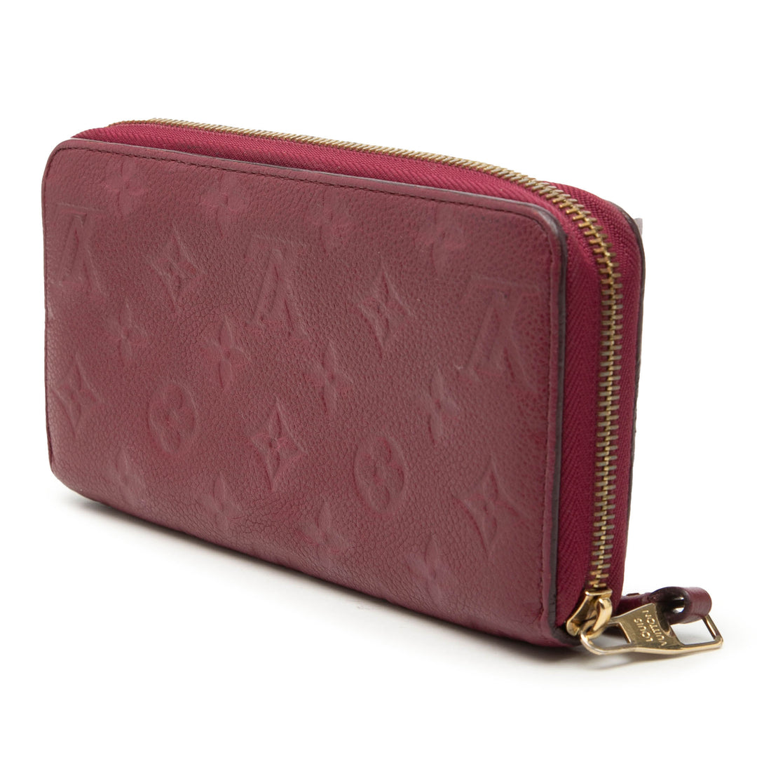 Louis Vuitton Monogram Empreinte Zippy Portefeuille long