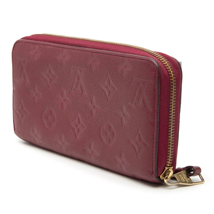 Louis Vuitton Monogram Empreinte Zippy Portefeuille long