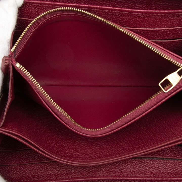 Louis Vuitton Monogram Empreinte Zippy Portefeuille long