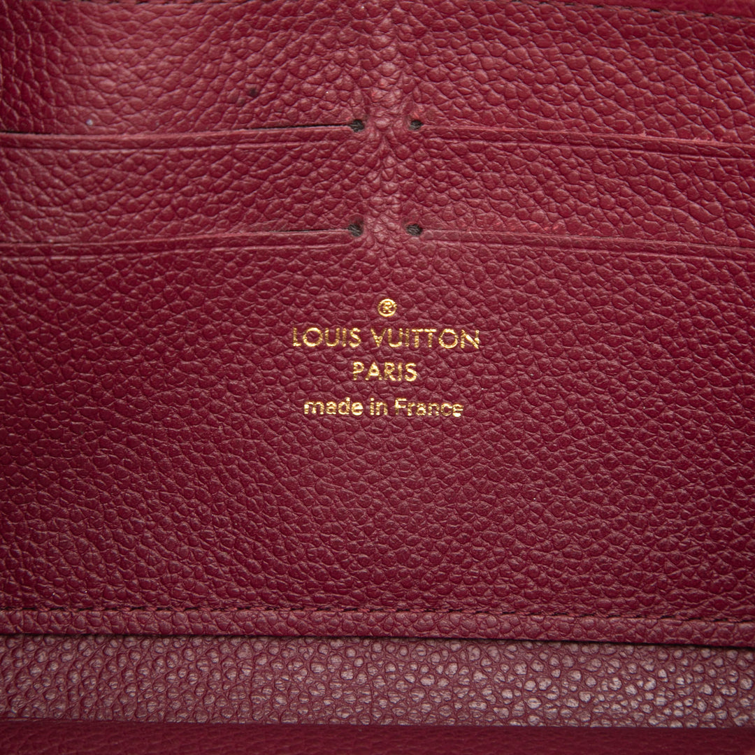 Louis Vuitton Monogram Empreinte Zippy Portefeuille long