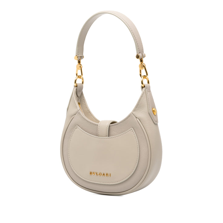 Bvlgari Sac à main Serpenti Ellipse Petit Gris – vue 2 – GABY PARIS