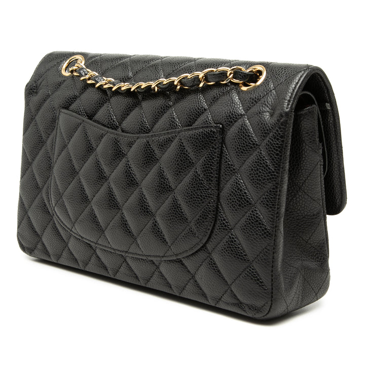 Chanel Medium Classic Caviar Double rabat