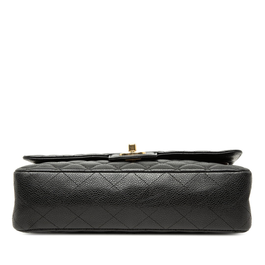 Chanel Medium Classic Caviar Double rabat