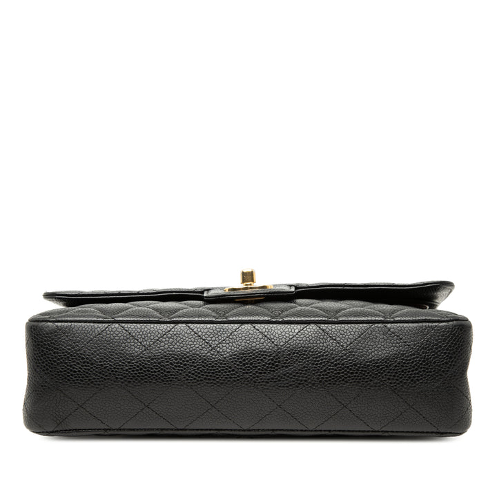 Chanel Medium Classic Caviar Double rabat