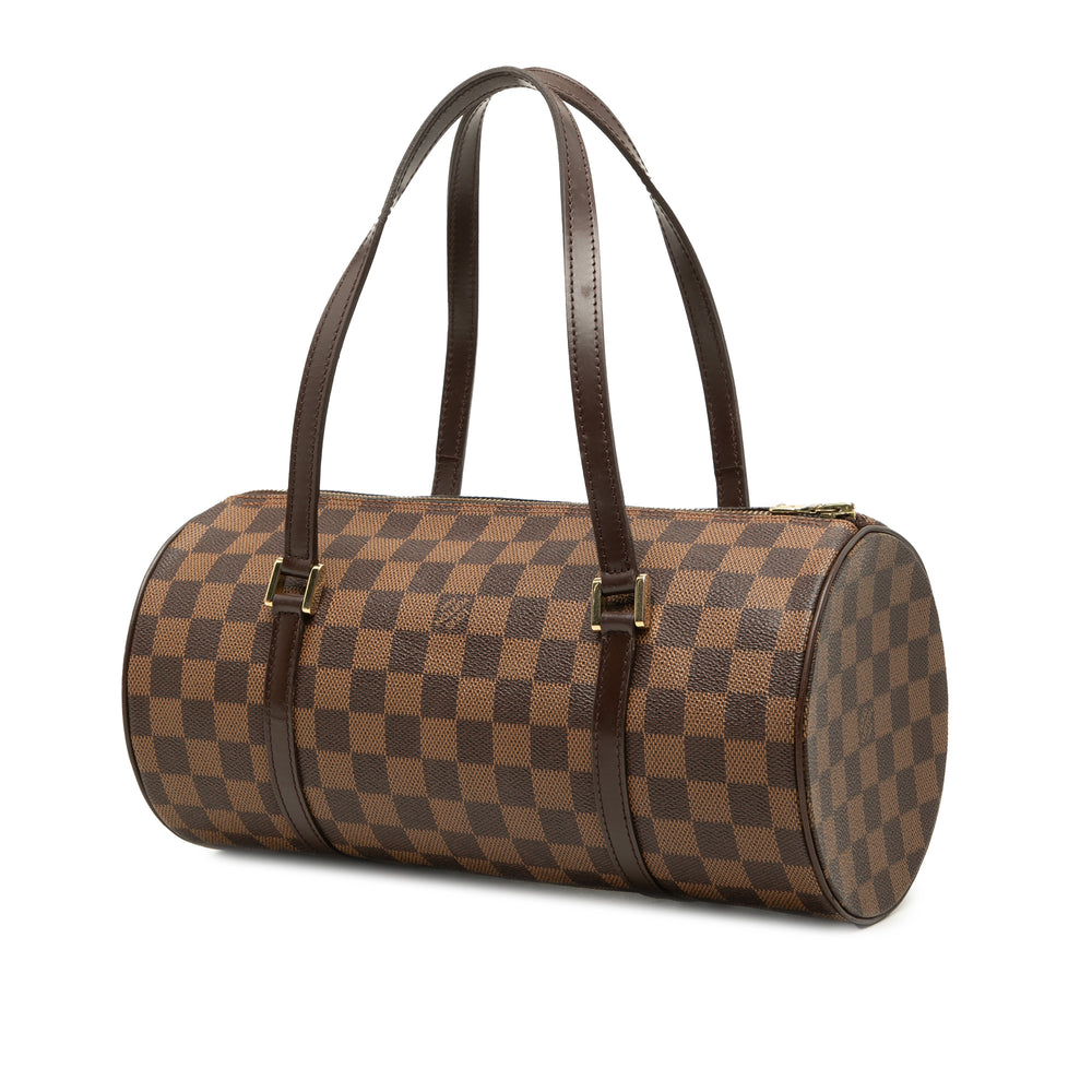 Louis Vuitton Sac à main Papillon 30 Damier Ébène Marron – vue 2 – GABY PARIS