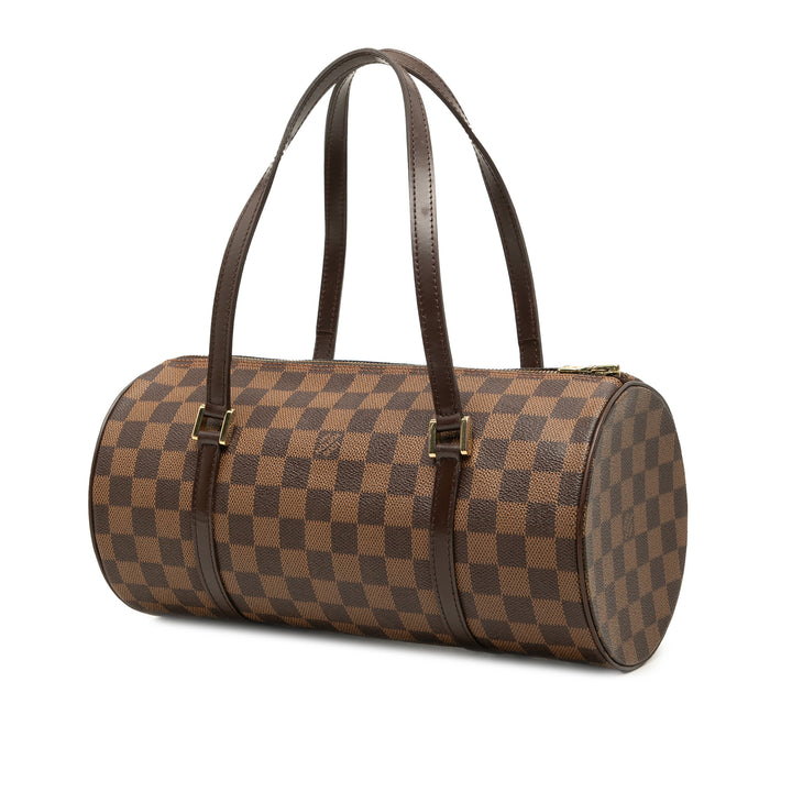 Louis Vuitton Sac à main Papillon 30 Damier Ébène Marron – vue 2 – GABY PARIS