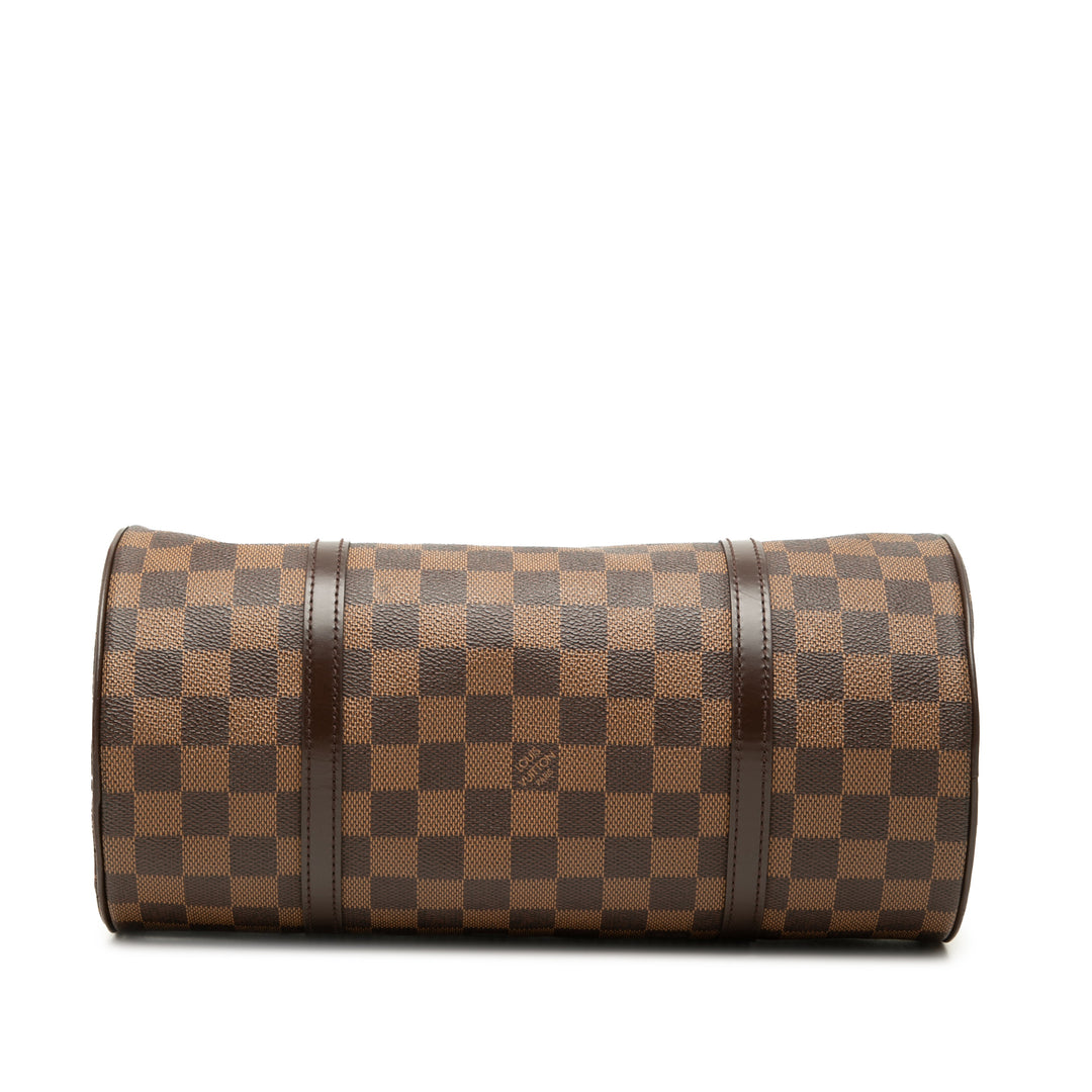 Louis Vuitton Sac à main Papillon 30 Damier Ébène Marron – vue 3 – GABY PARIS