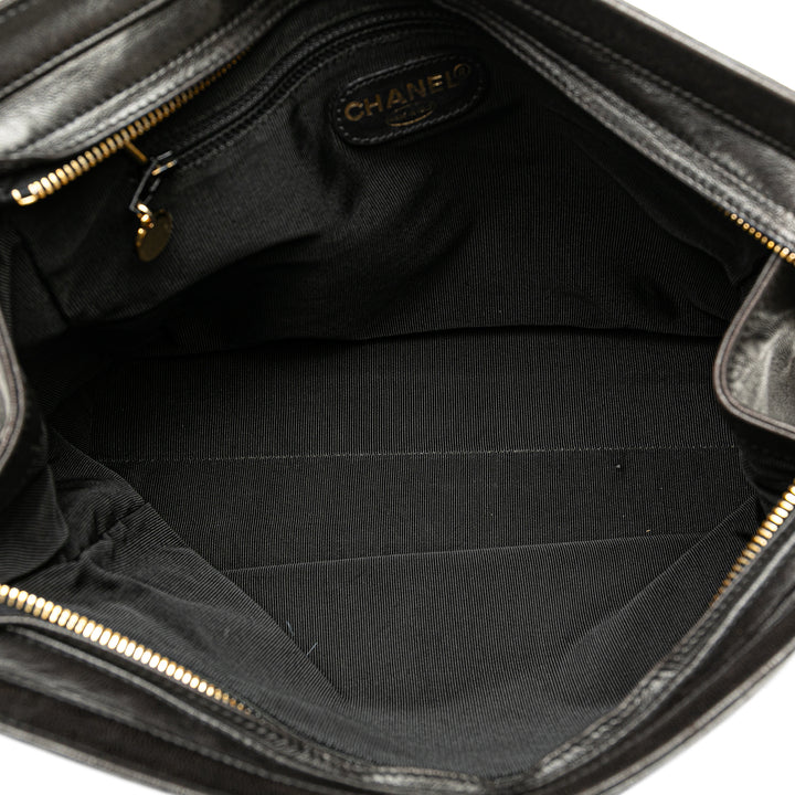 Chanel CC Cuir d’agneau Cabas chaîne – GABY PARIS Authentique