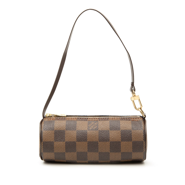Papillon Pochette Damier Ébène Marron