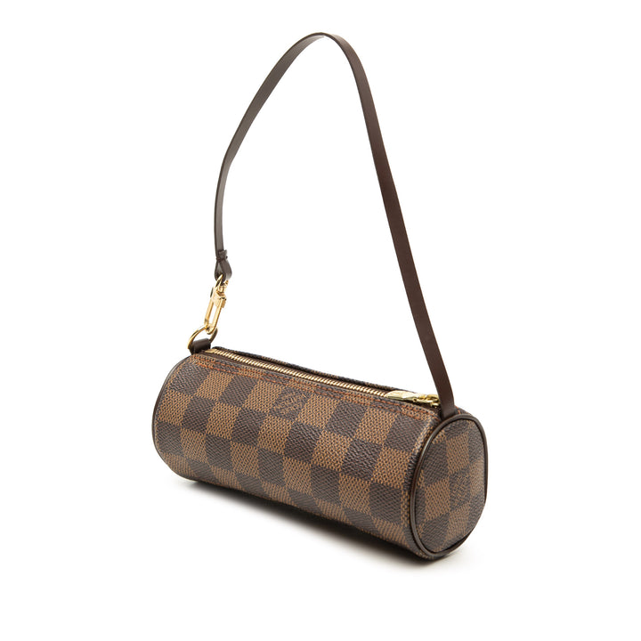Papillon Pochette Damier Ébène Marron