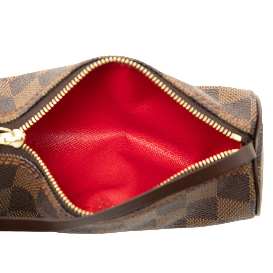 Papillon Pochette Damier Ébène Marron