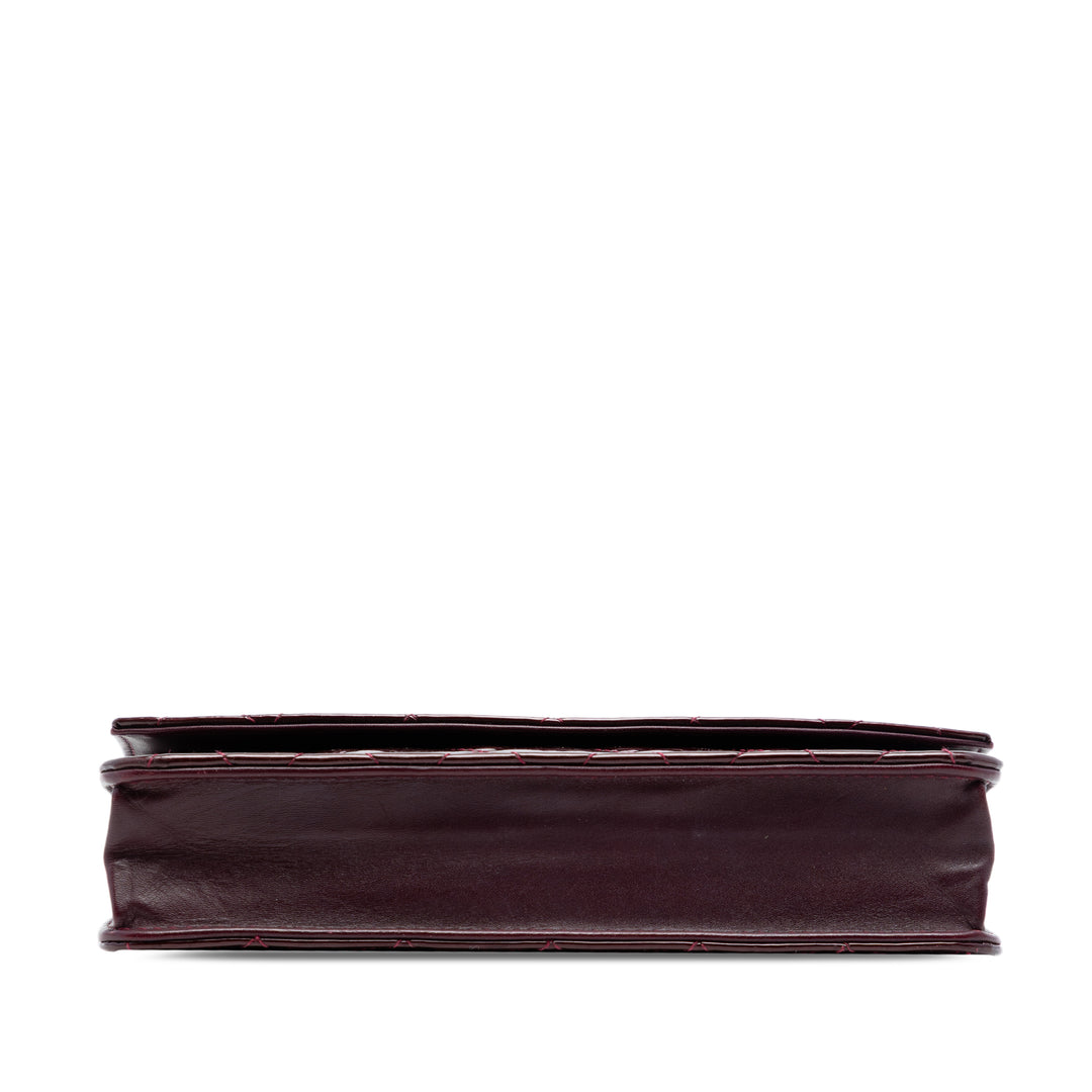 Chanel CC Matelassé Cuir verni Brilliant Wallet on Chain