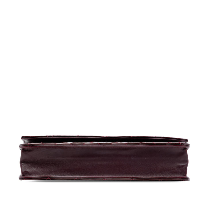 Chanel CC Matelassé Cuir verni Brilliant Wallet on Chain