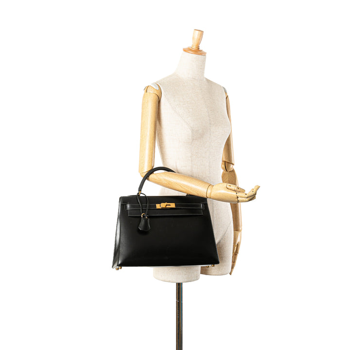 Box Calf Kelly Sellier 32 Black - Gaby Paris