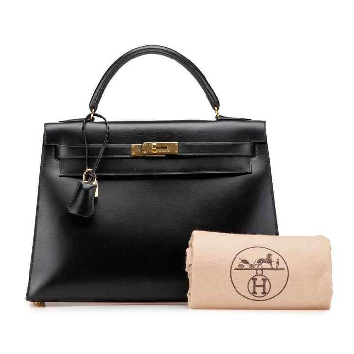 Box Calf Kelly Sellier 32 Black - Gaby Paris