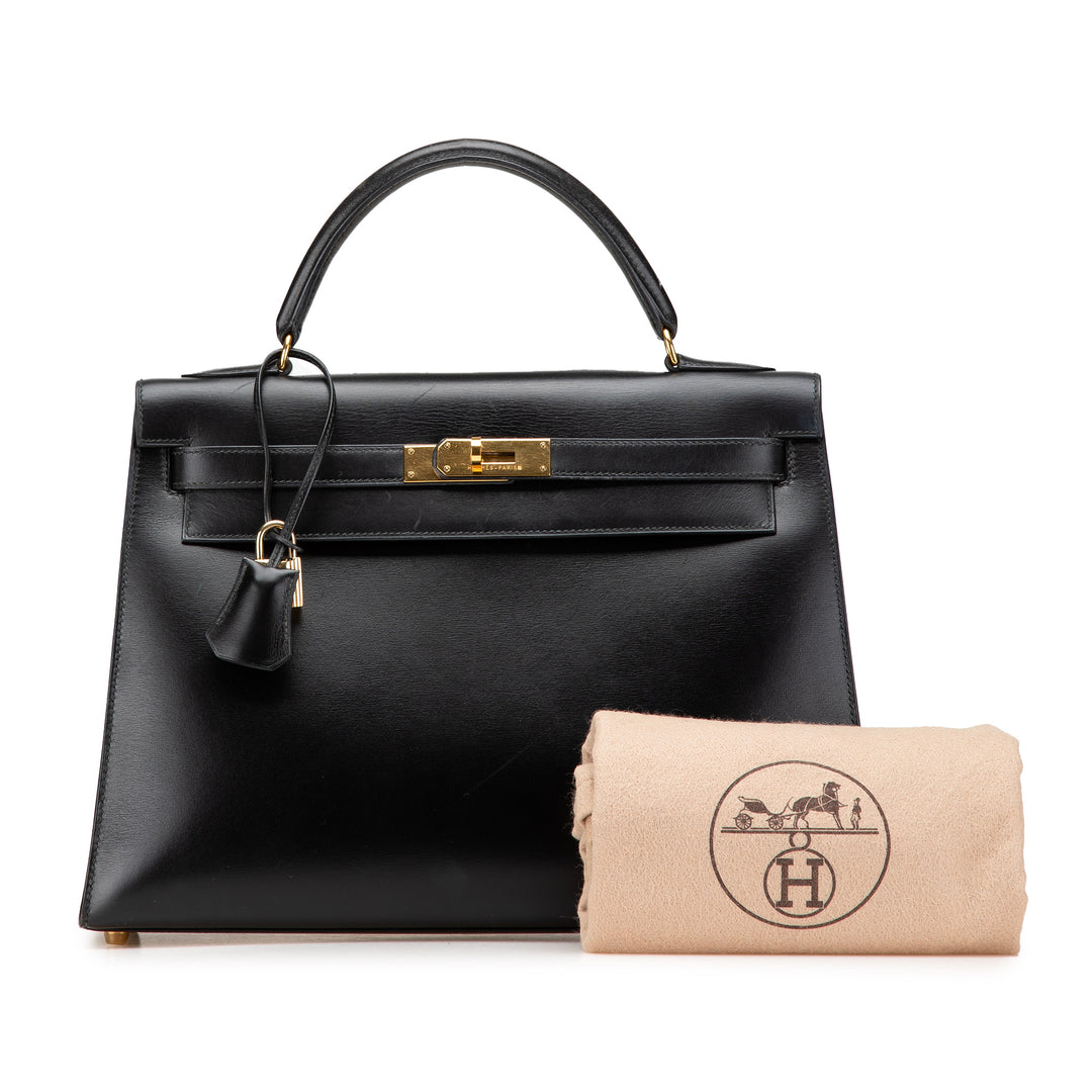 Box Calf Kelly Sellier 32 Black - Gaby Paris