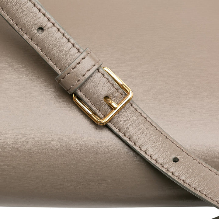 Celine Teen Shiny Cuir de veau Triomphe Crossbody Marron – GABY PARIS Authentique