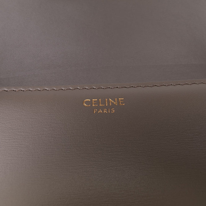 Celine Teen Shiny Cuir de veau Triomphe Crossbody Marron – GABY PARIS Authentique