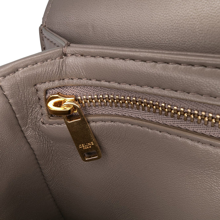 Celine Teen Shiny Cuir de veau Triomphe Crossbody Marron – GABY PARIS Authentique