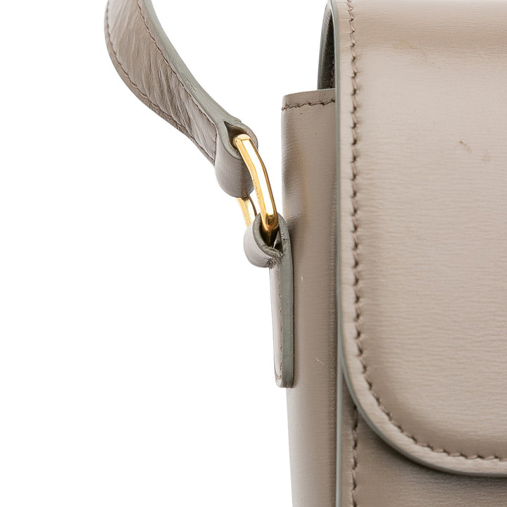 Celine Teen Shiny Cuir de veau Triomphe Crossbody Marron – GABY PARIS Authentique