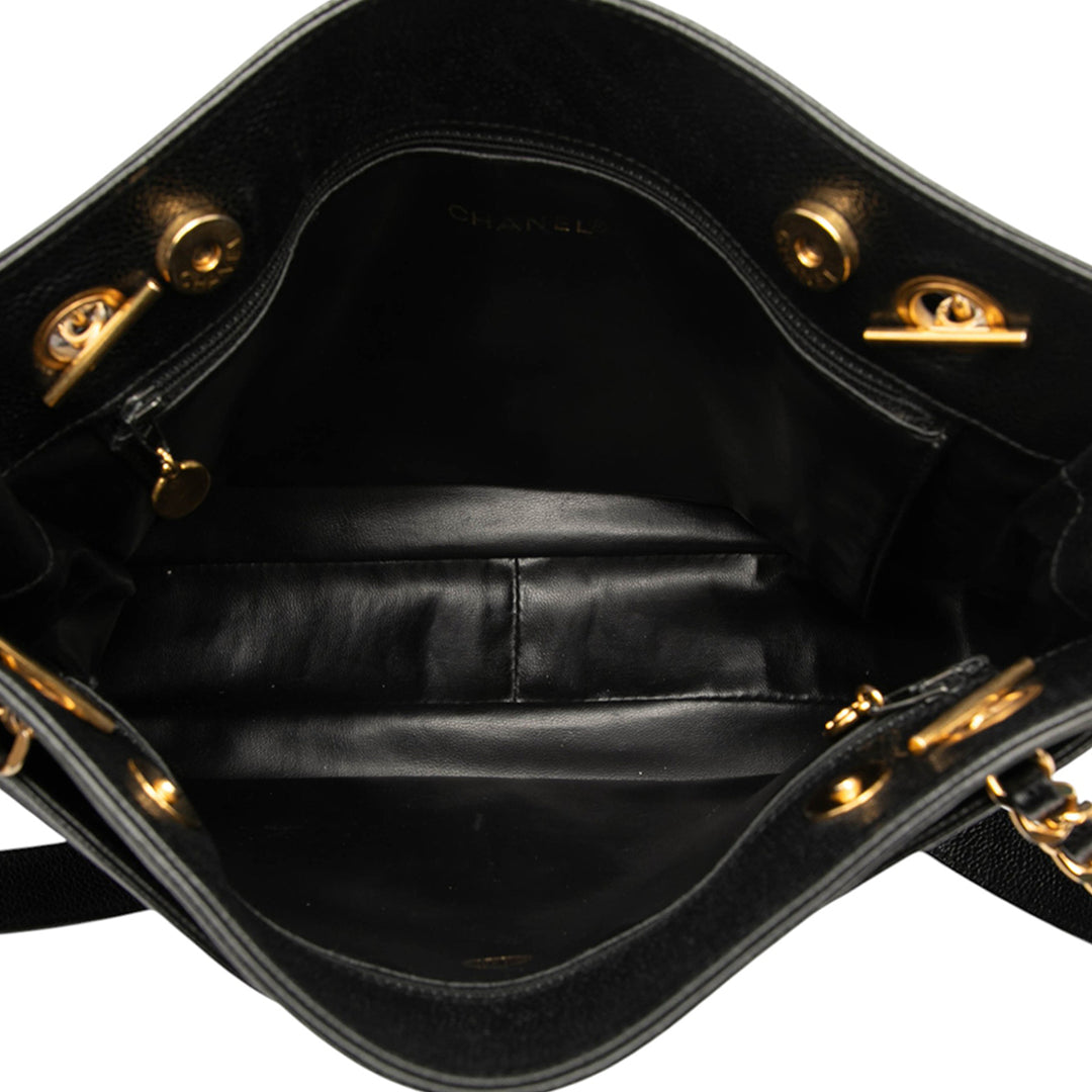 Chanel CC Caviar Cabas chaîne – GABY PARIS Authentique