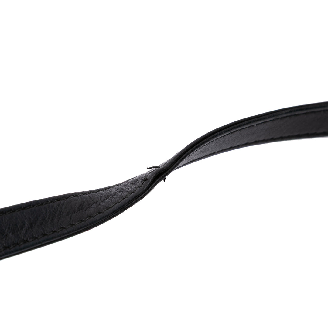 Medium Calfskin Cannage Embossed Lady Dior Black - Gaby Paris