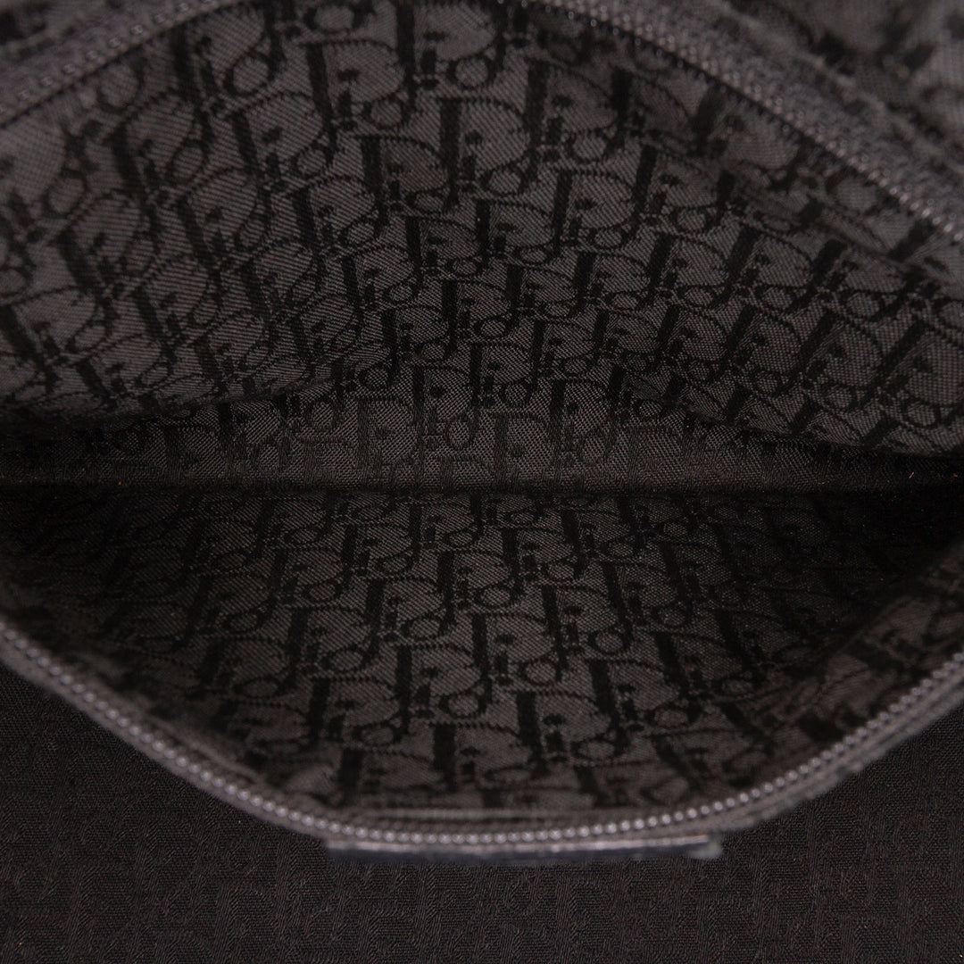 Medium Calfskin Cannage Embossed Lady Dior Black - Gaby Paris