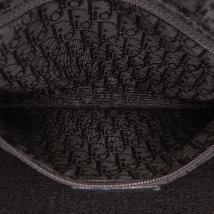 Medium Calfskin Cannage Embossed Lady Dior Black - Gaby Paris