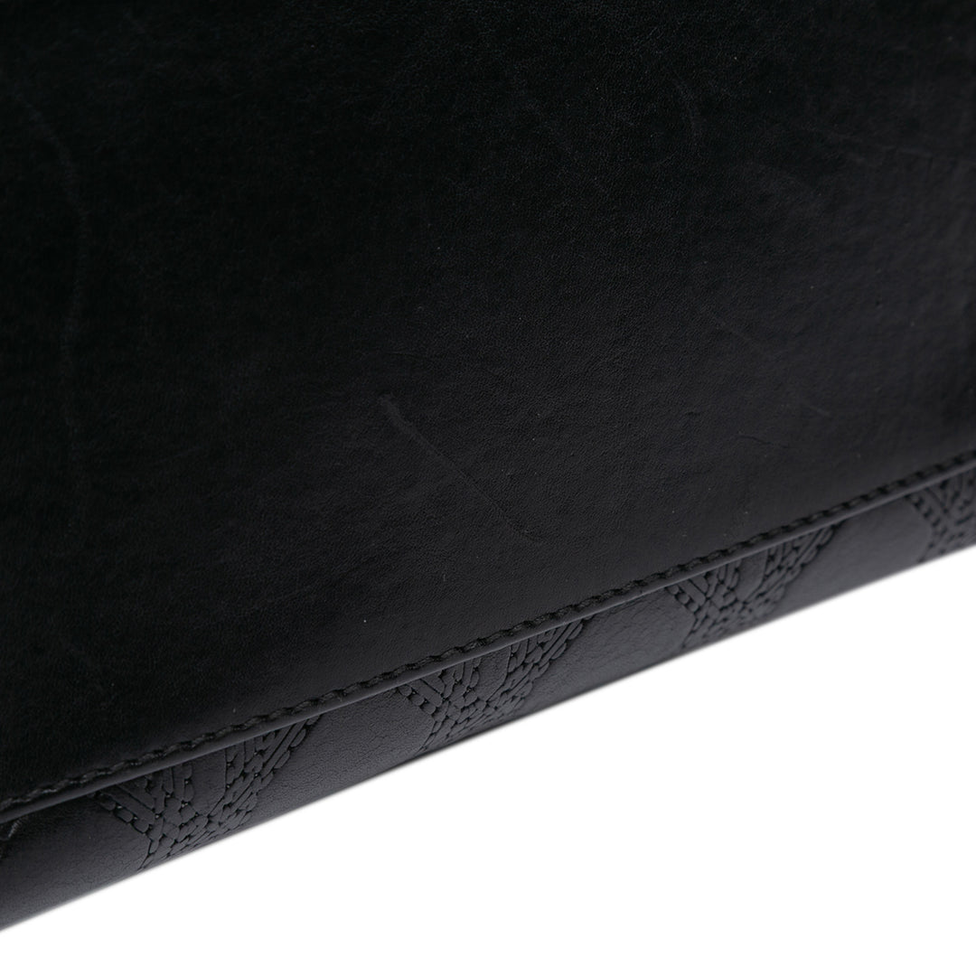 Medium Calfskin Cannage Embossed Lady Dior Black - Gaby Paris