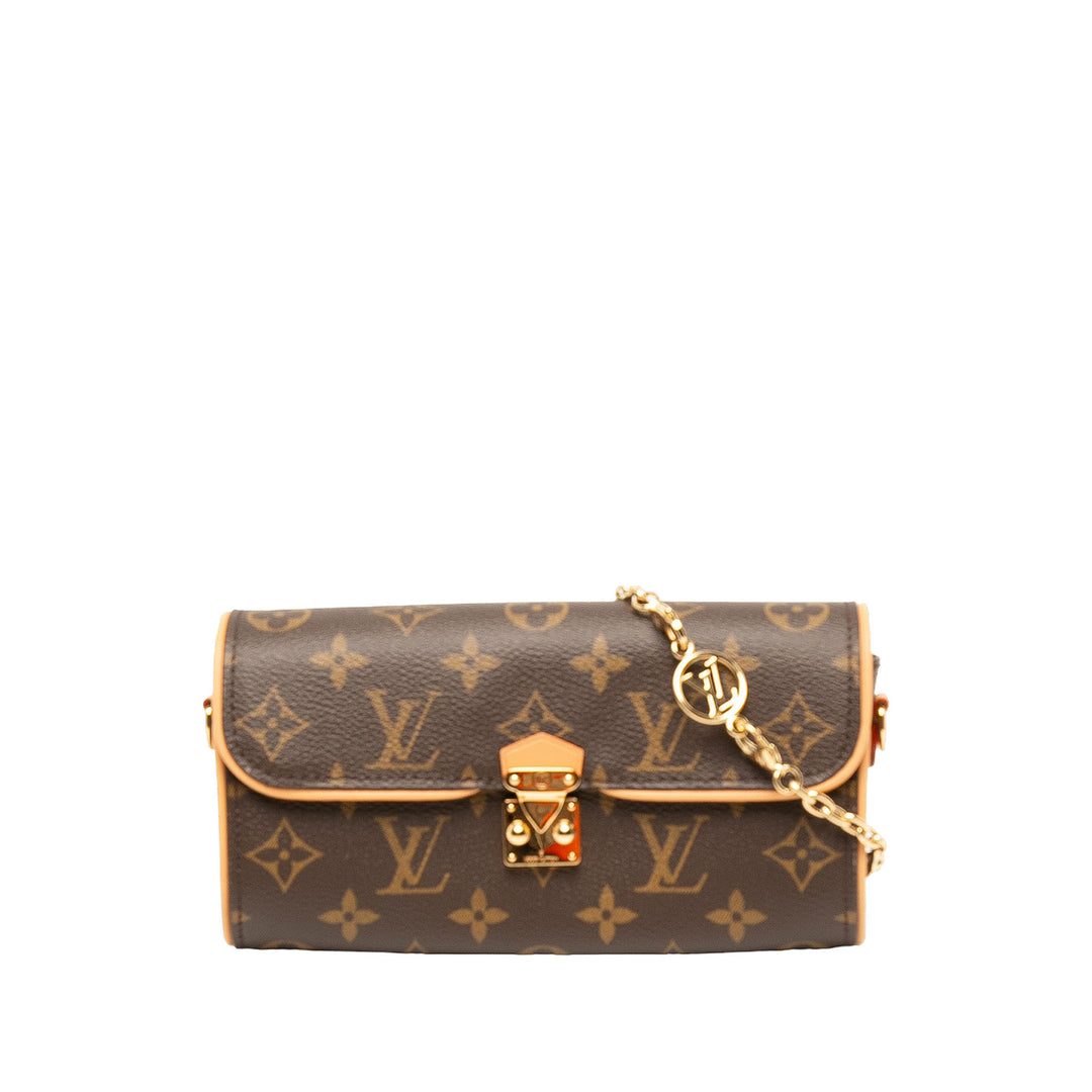 Louis Vuitton Pochette Camille Monogram Marron – vue principale – GABY PARIS