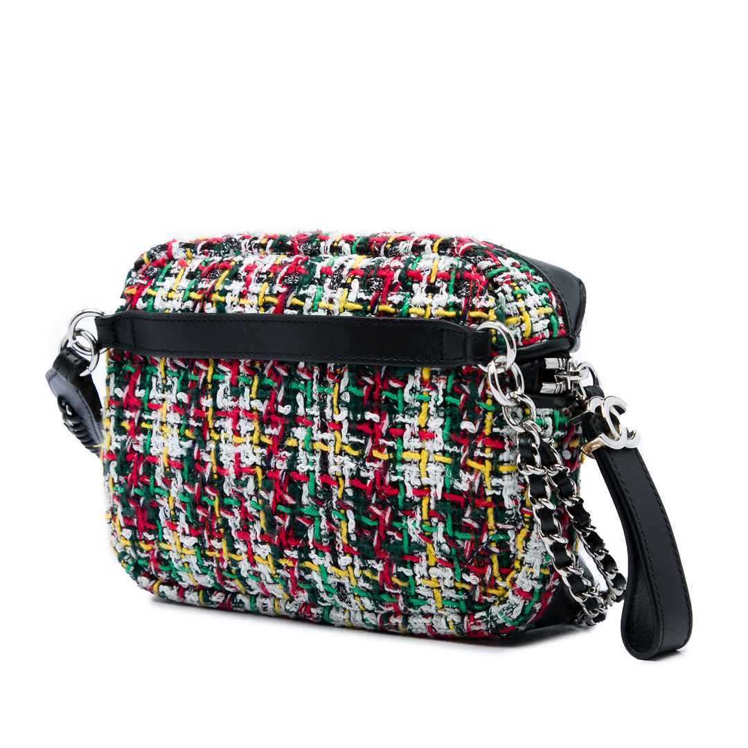 Chanel Street Allure Sac ceinture Tweed Noir – vue 2 – GABY PARIS