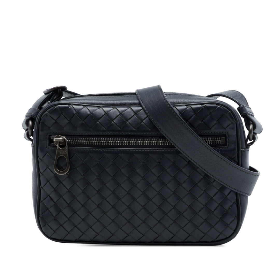 Intrecciato Sac caméra nappa Noir