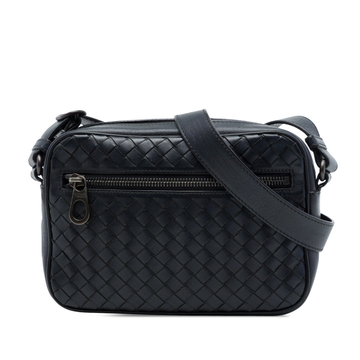 Intrecciato Sac caméra nappa Noir