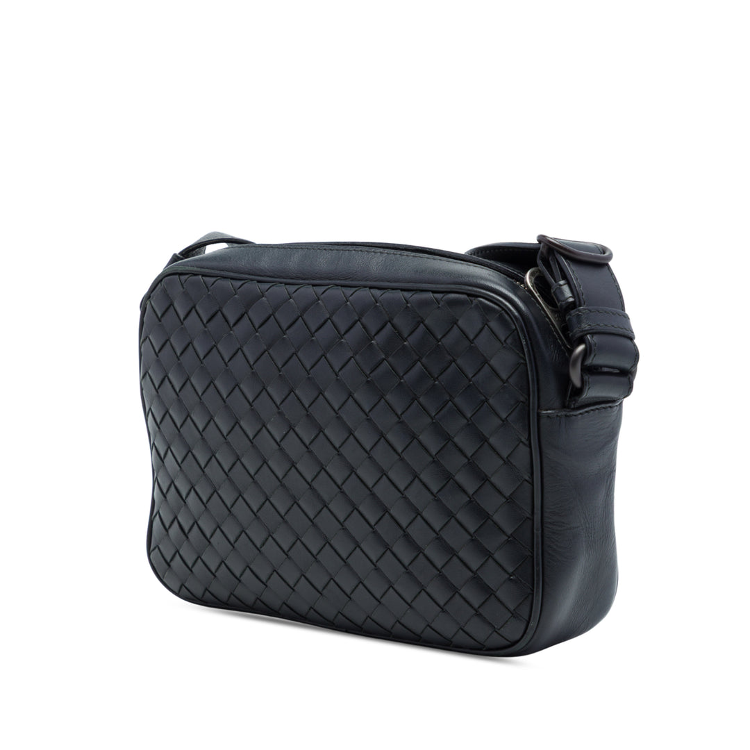 Intrecciato Sac caméra nappa Noir