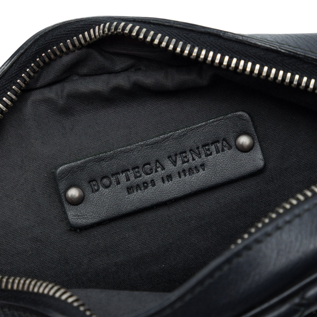 Intrecciato Sac caméra nappa Noir