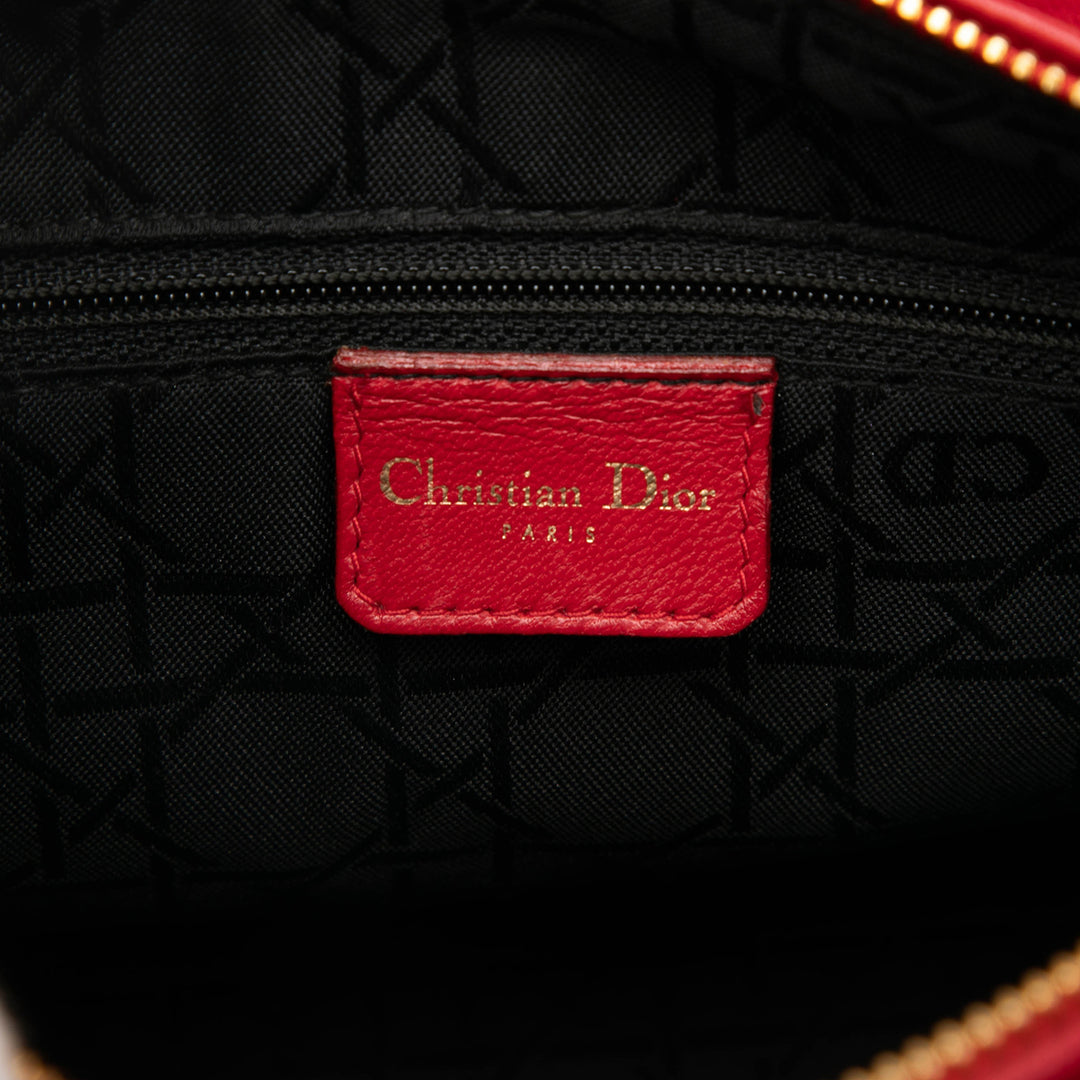 Dior Medium Cuir d’agneau Cannage Lady Dior